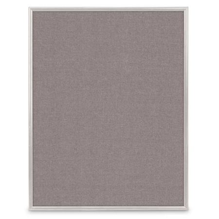 United Visual Products Corkboard, Fabric, Brnz/Gry, 2 Door, 72x36" UV305-BRONZE-MEDGRY